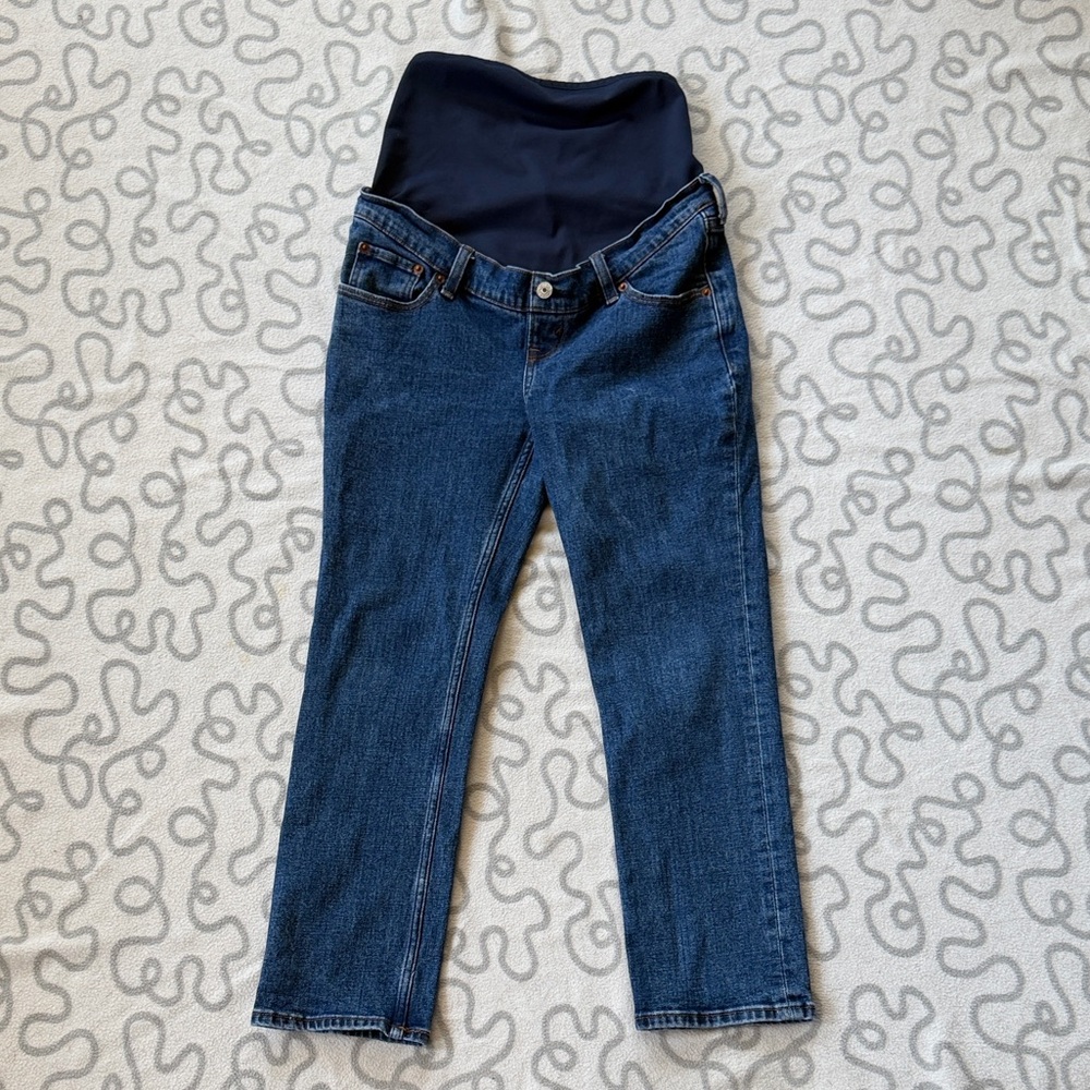 Abercrombie & Fitch Ankle Straight Maternity Jean
